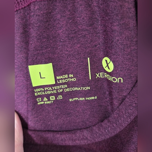 Xersion purple racer back tank size Large - Picture 4 of 4